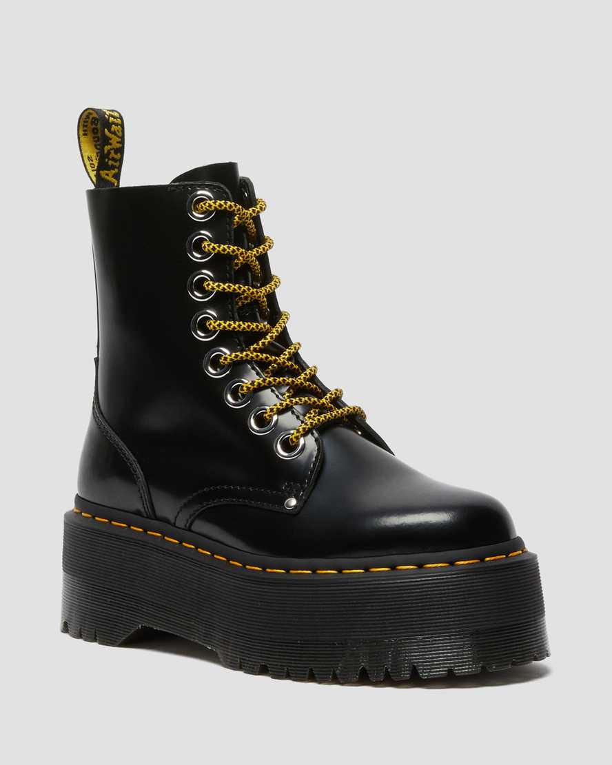 Dr. Martens Jadon Max Naisten Platform Nilkkurit - Mustat Nilkkurit [740-ZXQCVO]